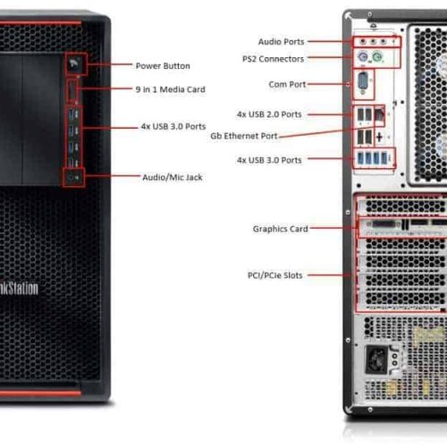 Lenovo ThinkStation P520, Xeon W-2145 , 64 Go Ram DDR4, 1 To NVMe + 1 To SSD+4To HDD , Quadro P4000  Windows 11