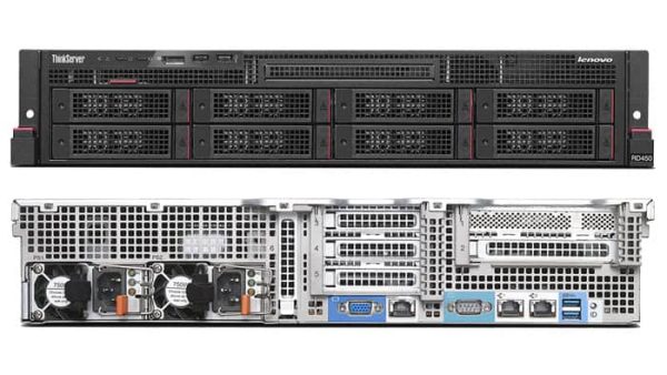 Lenovo Thinkserver RD450 2X E5-V4, Up to 384gb DDR4, 8x 3.5po