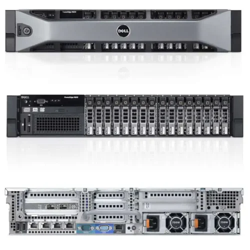 Dell PowerEdge R820,  2x Xeon E5-4650, 128 Go DDR3, 2x128 Go SSD+6x 600 Go SAS 2.5 PERC H310 , 2x 1100 Watt